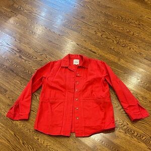 Sézane Scarlet Denim Will Jacket - sz M